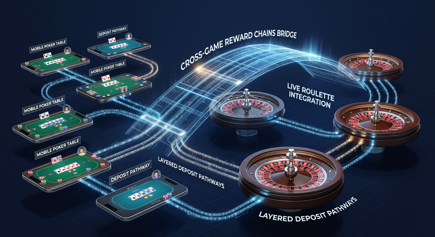 Live roulette wheel interface showing cross-game reward indicators from mobile poker deposits