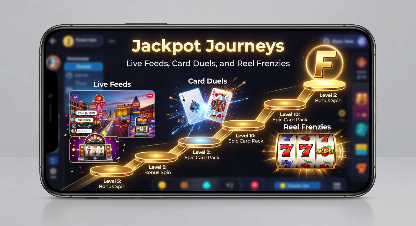 Dynamic graphic of instant deposit lightning bolts connecting to loyalty ladders, with slot reels and live dealer cams in the background amid jackpot meters ticking upward