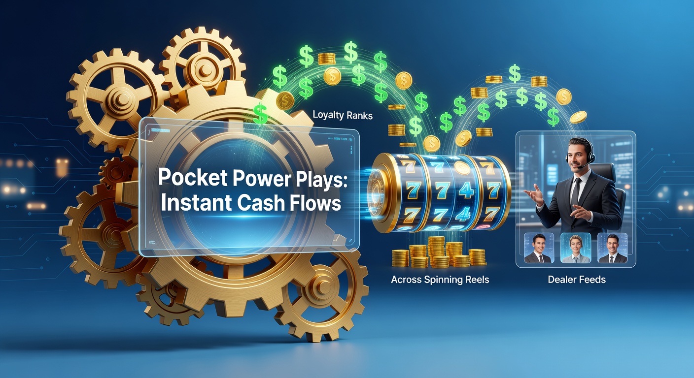Live dealer roulette wheel spinning alongside a mobile screen showing instant deposit confirmation and surging loyalty meter